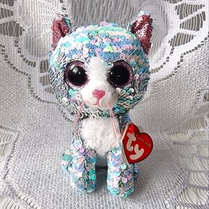 Ty Flippables Sequin 'Whimsy' Cat Plushie